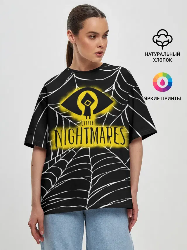 Женская футболка оверсайз с принтом «Little Nightmares»