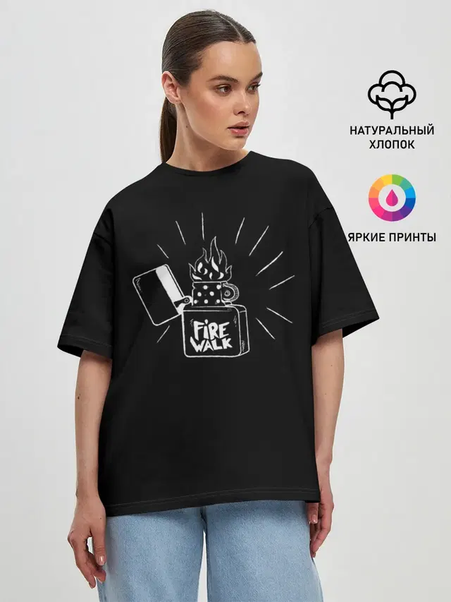 Женская футболка оверсайз с принтом «Life is strange»