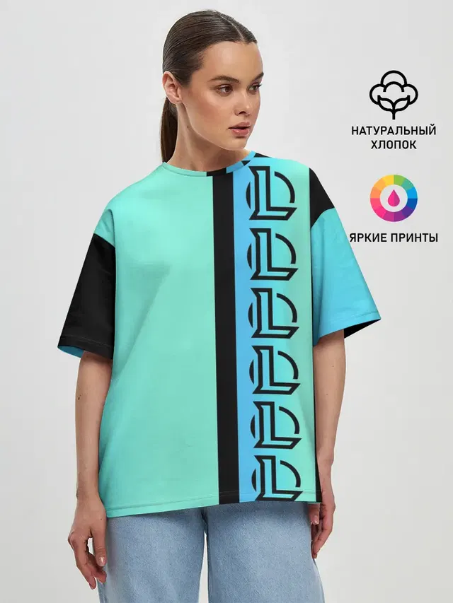 Женская футболка оверсайз с принтом «Minimalism»