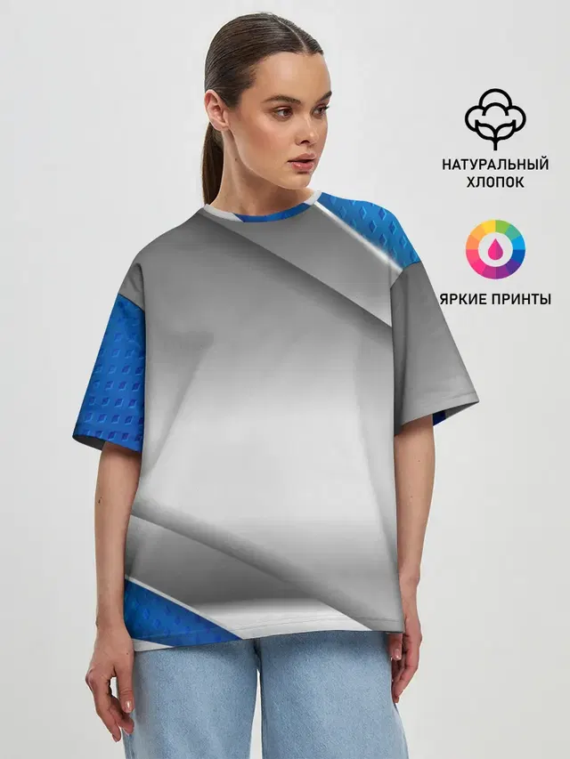 3D СЕРЕБРО BLUE LINES