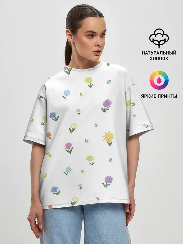 Цветы и бабочки