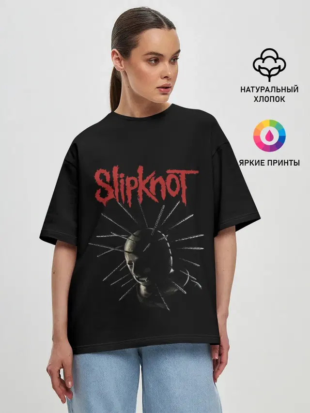 Женская футболка оверсайз с принтом «Craig Jones Slipknot — CRAIG JONES»