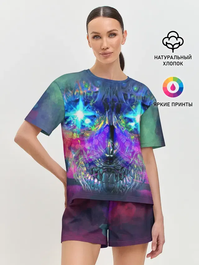 Женская пижама с шортами