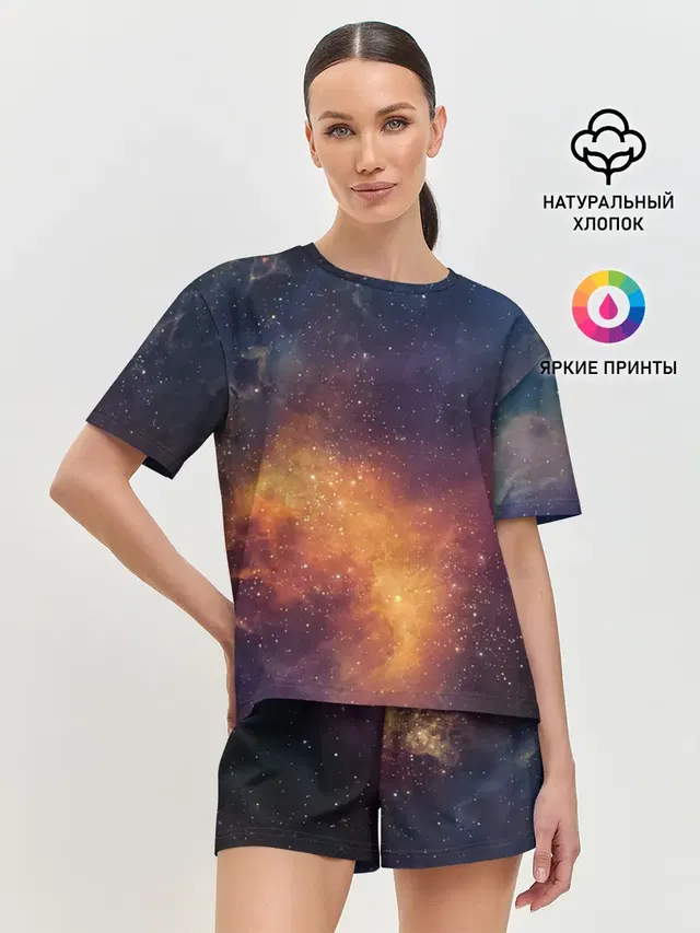 Женская пижама с шортами