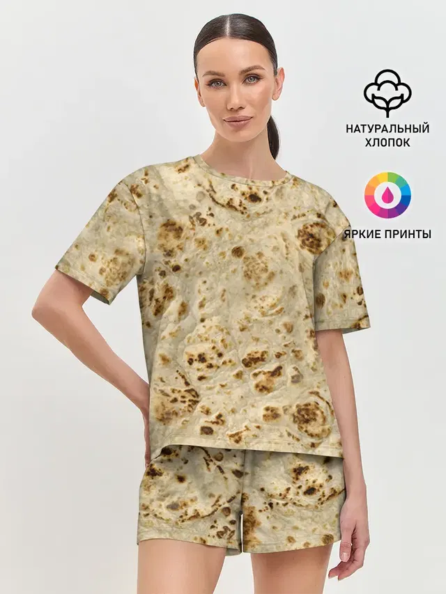 Женская пижама с шортами