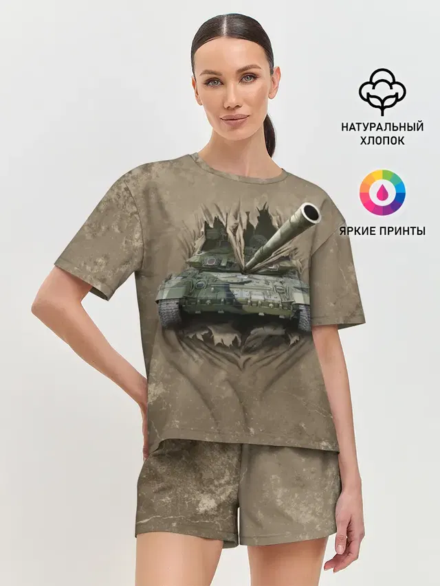 Женская пижама с шортами