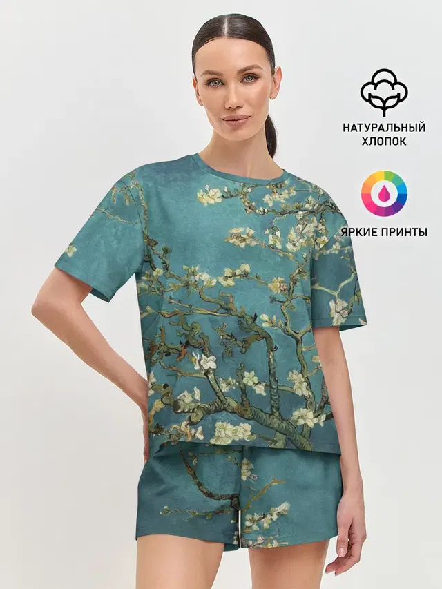Женская пижама с шортами