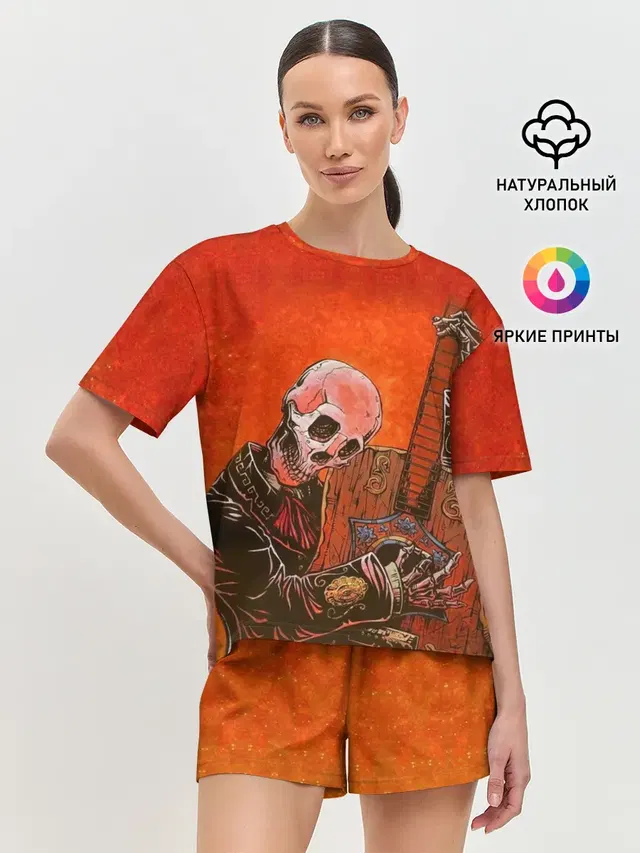 Женская пижама с шортами