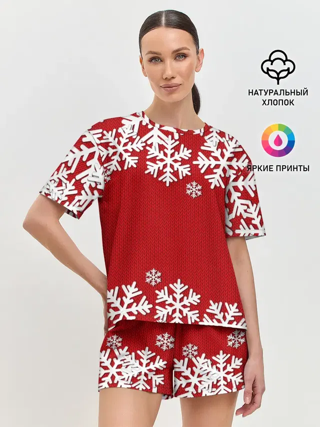 Женская пижама с шортами