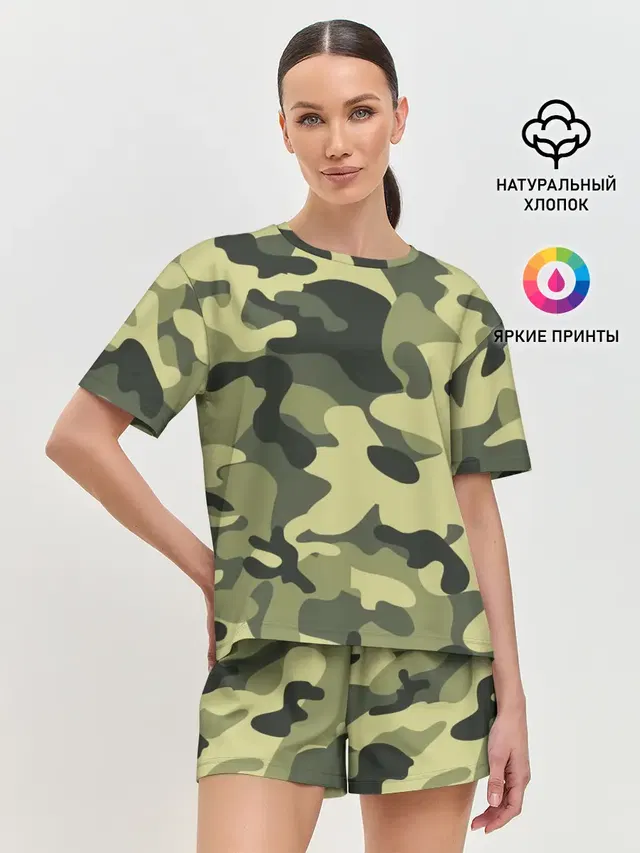 Женская пижама с шортами