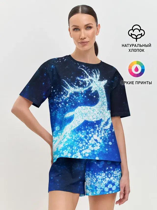 Женская пижама с шортами