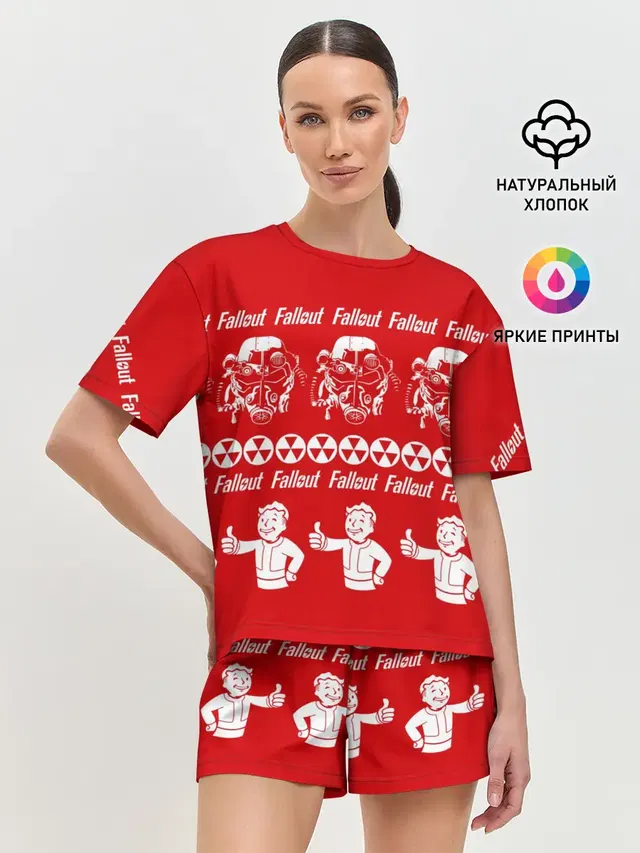 Женская пижама с шортами