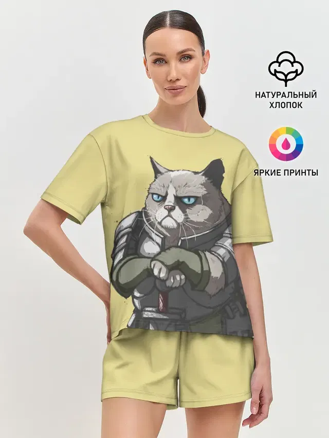 Женская пижама с шортами