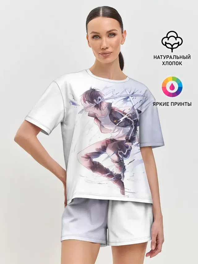 Женская пижама с шортами