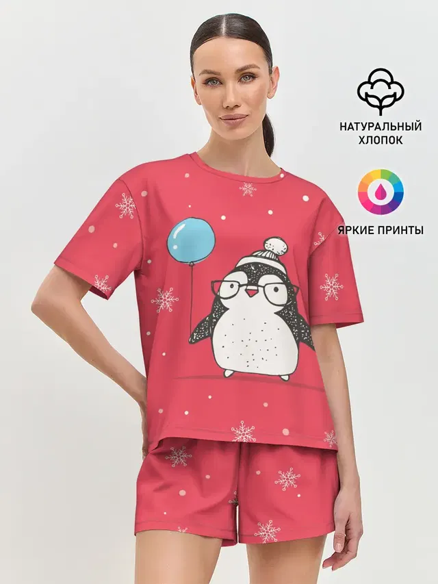 Пингвин с шариком