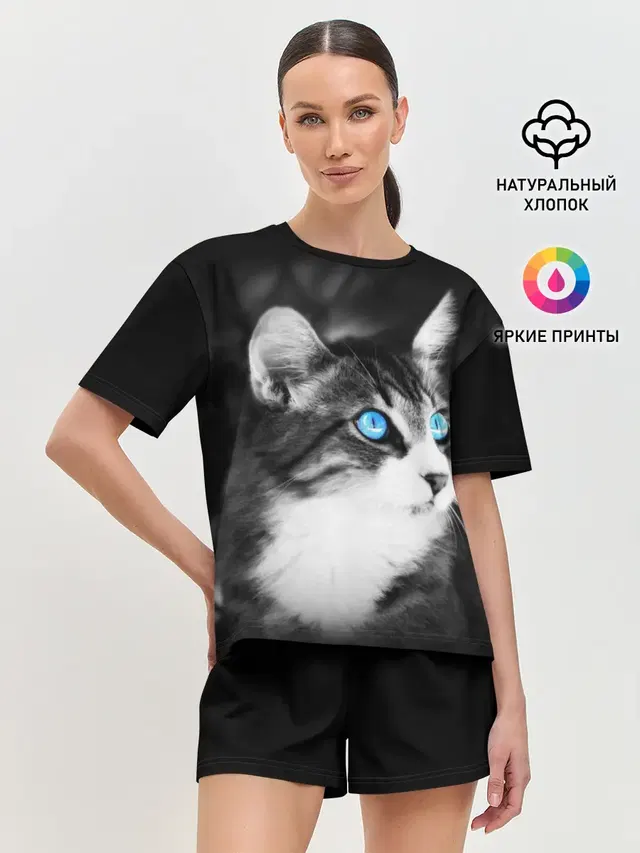 Женская пижама с шортами