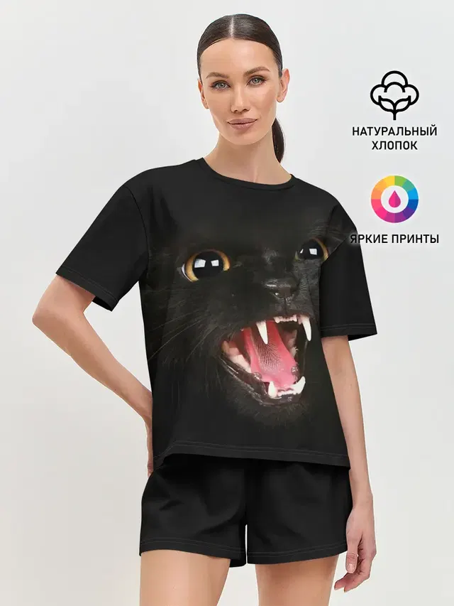 Женская пижама с шортами