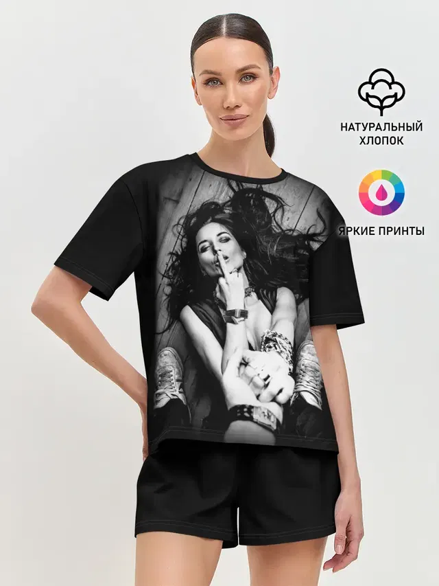 Женская пижама с шортами