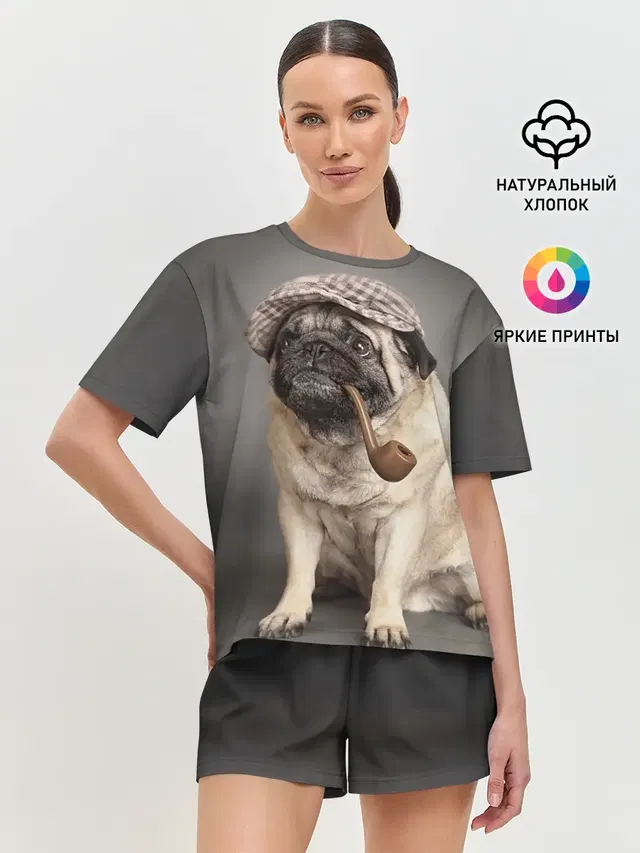 Женская пижама с шортами