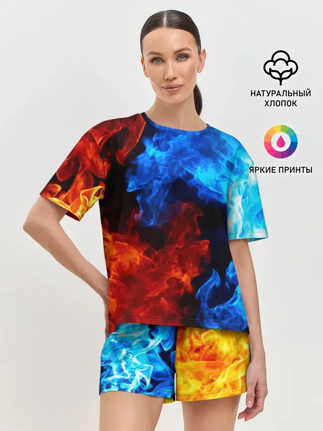 Женская пижама с шортами