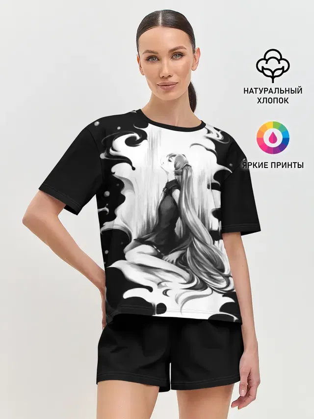 Женская пижама с шортами