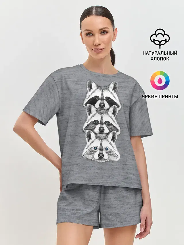 Женская пижама с шортами