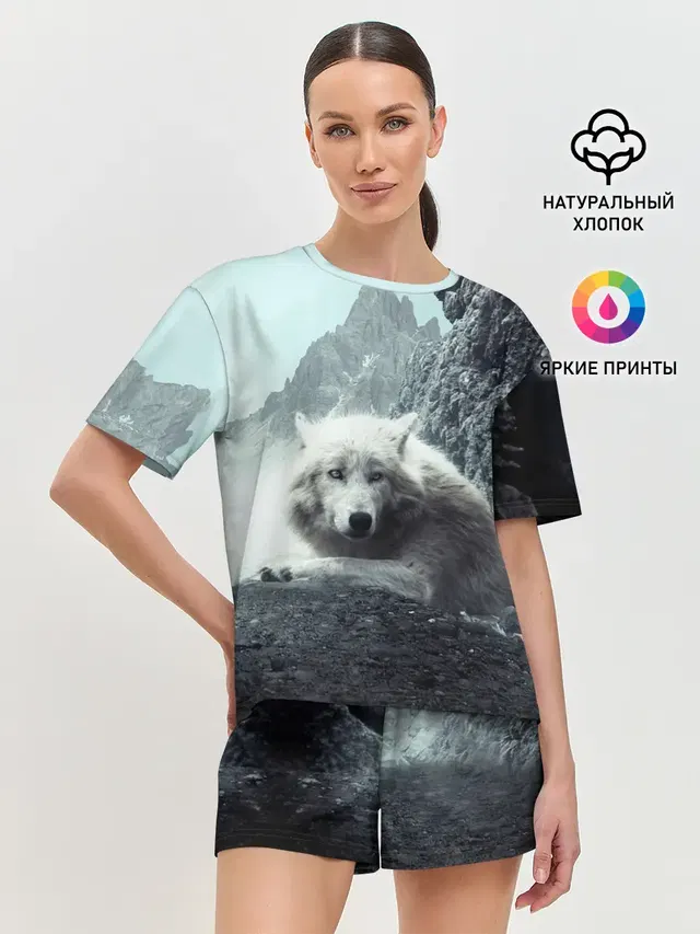 Женская пижама с шортами