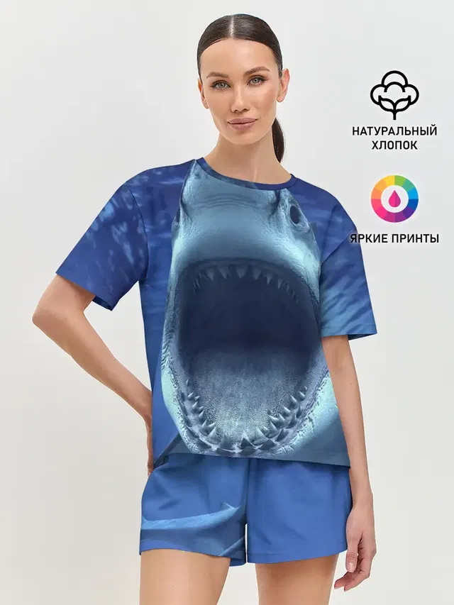 Женская пижама с шортами