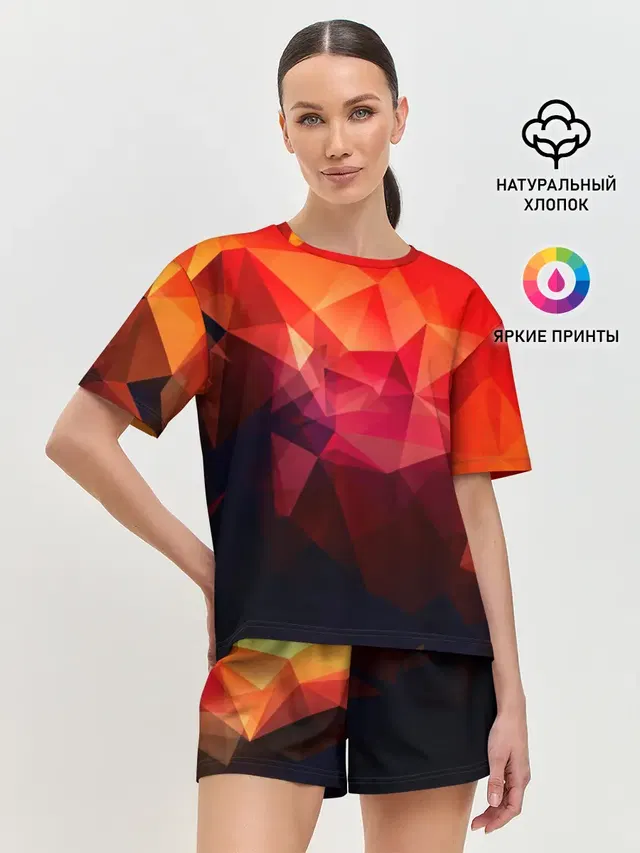 Женская пижама с шортами