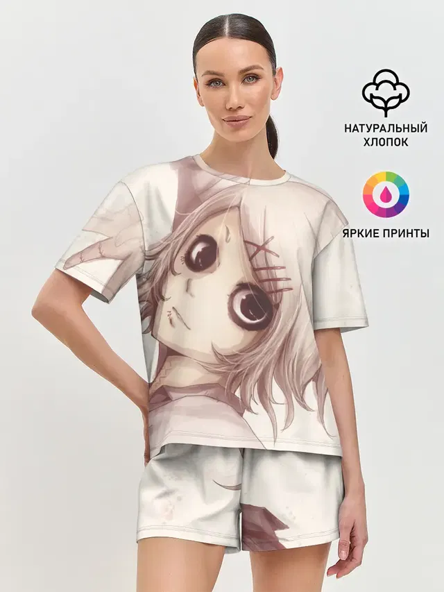 Женская пижама с шортами