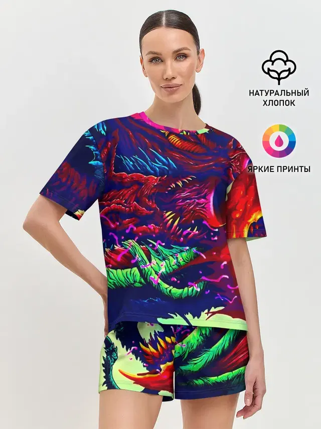 Женская пижама с шортами