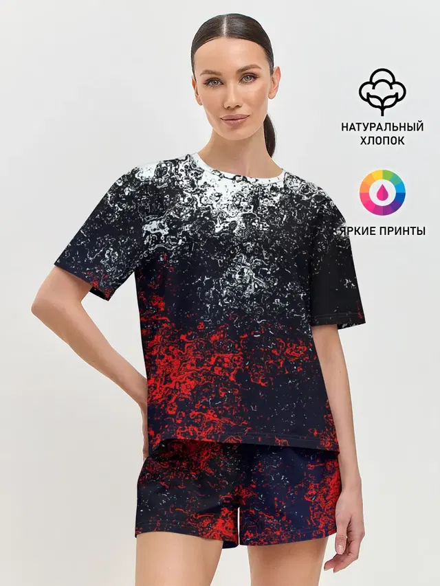 Женская пижама с шортами