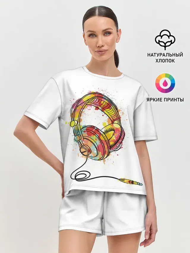 Красочные наушники