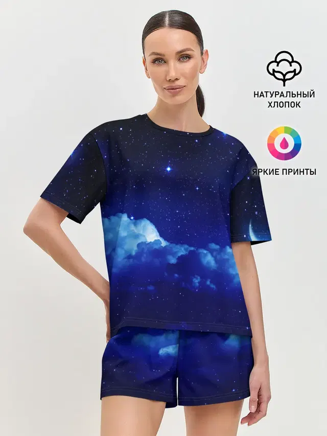 Женская пижама с шортами