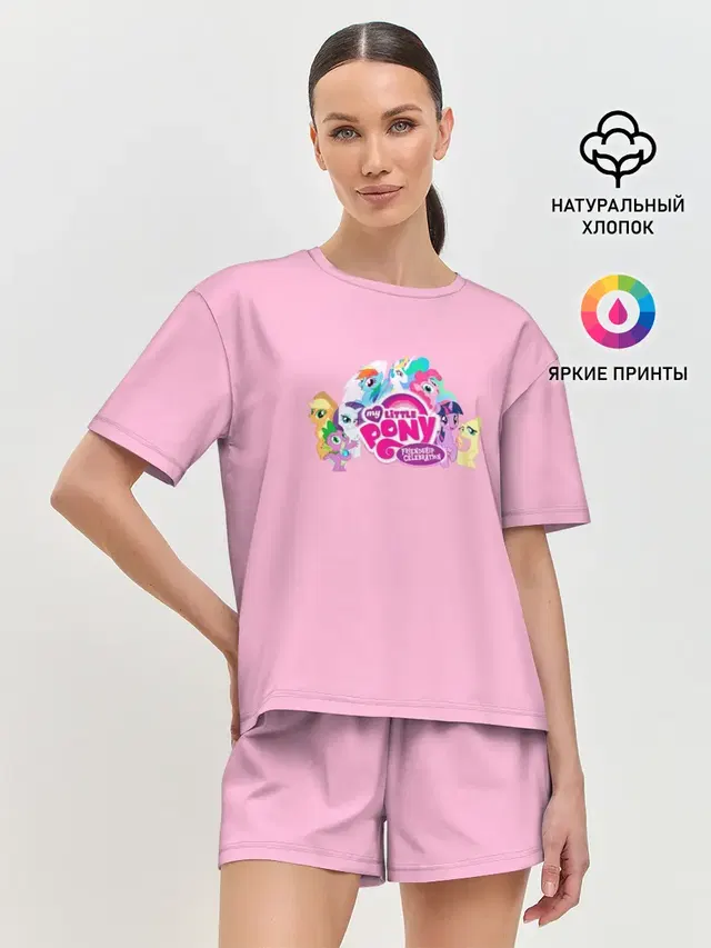Женская пижама с шортами