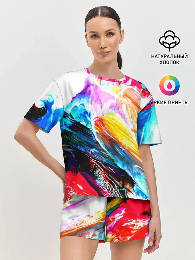 Женская пижама с шортами