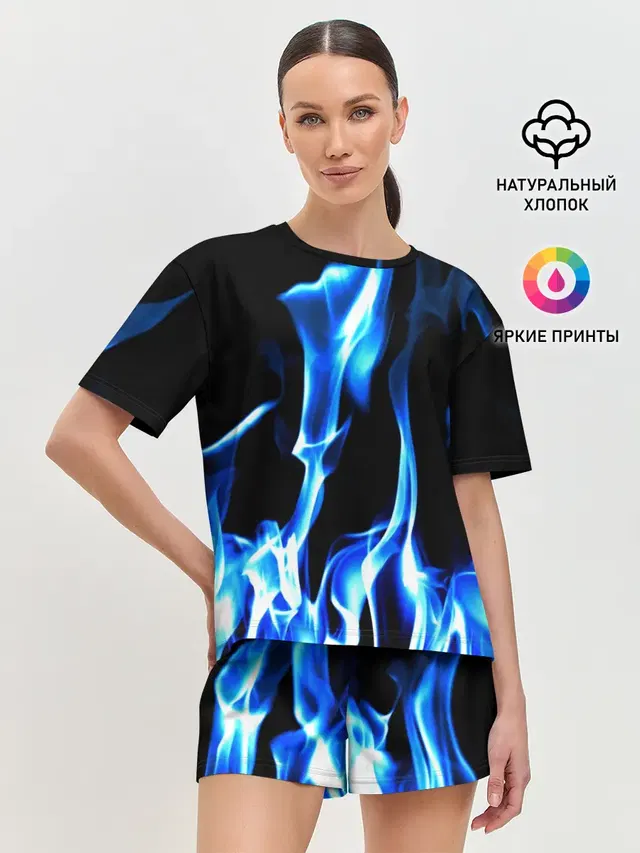 Женская пижама с шортами