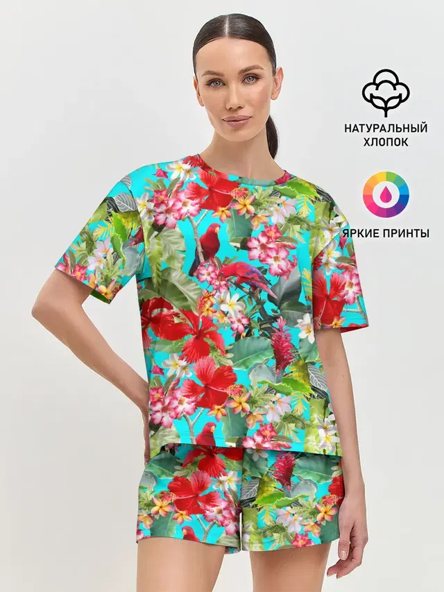 Женская пижама с шортами