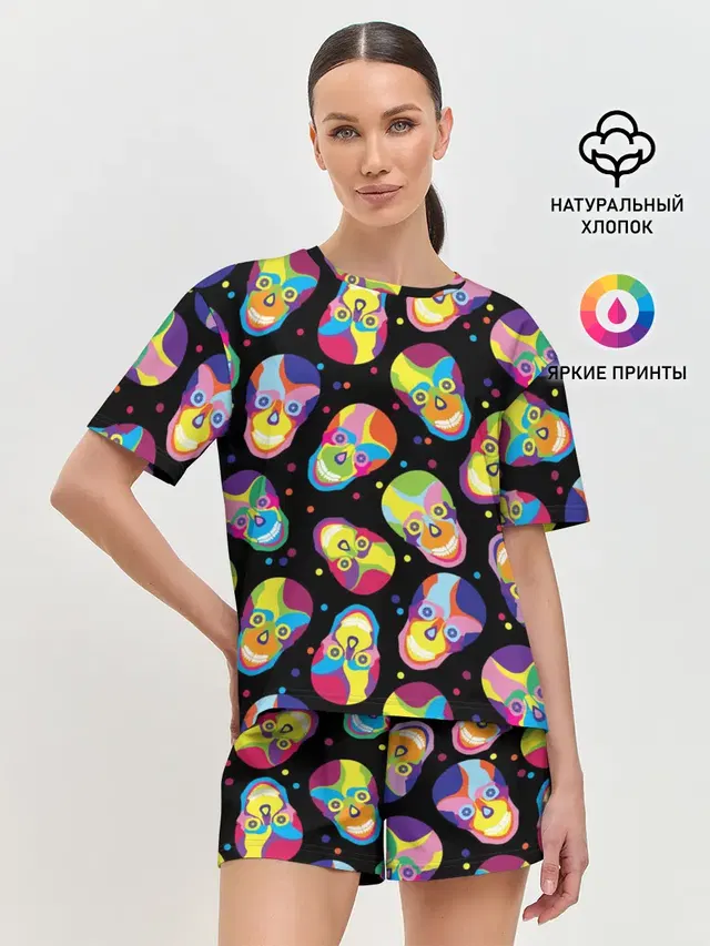 Женская пижама с шортами