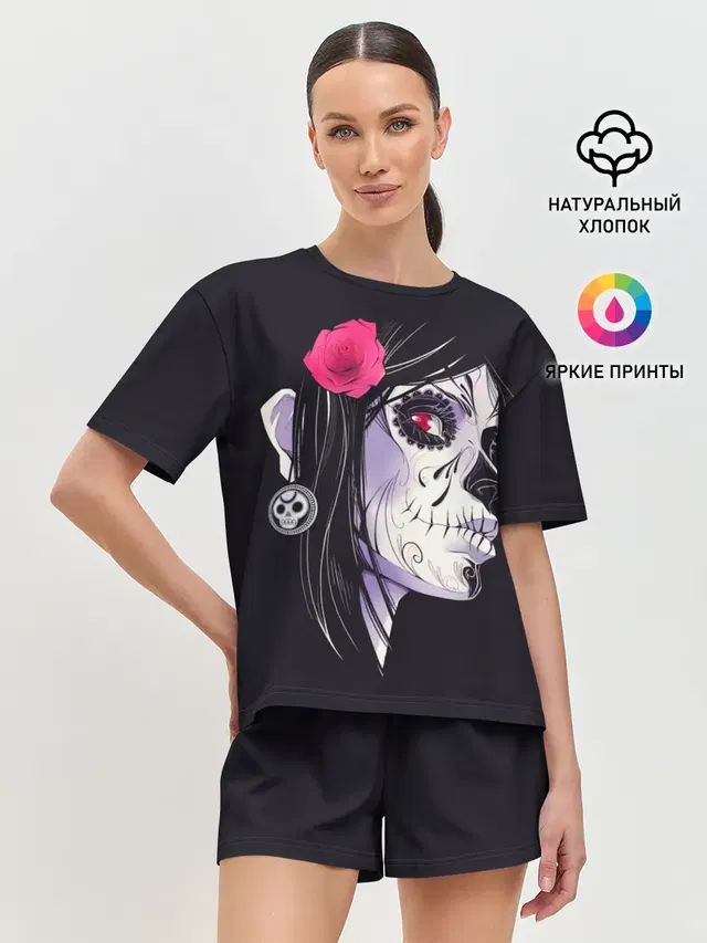 Женская пижама с шортами