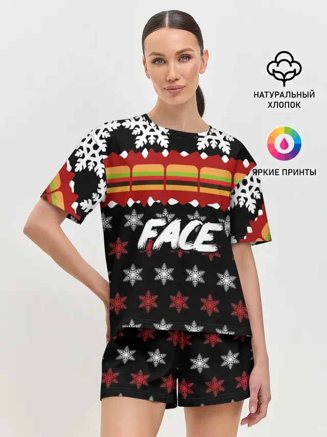 Женская пижама с шортами