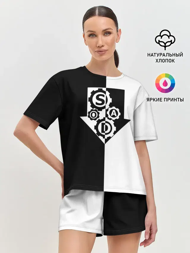 Женская пижама с шортами