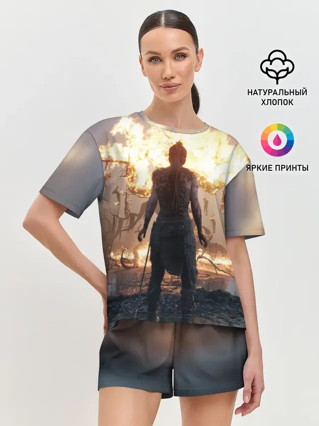 Женская пижама с шортами