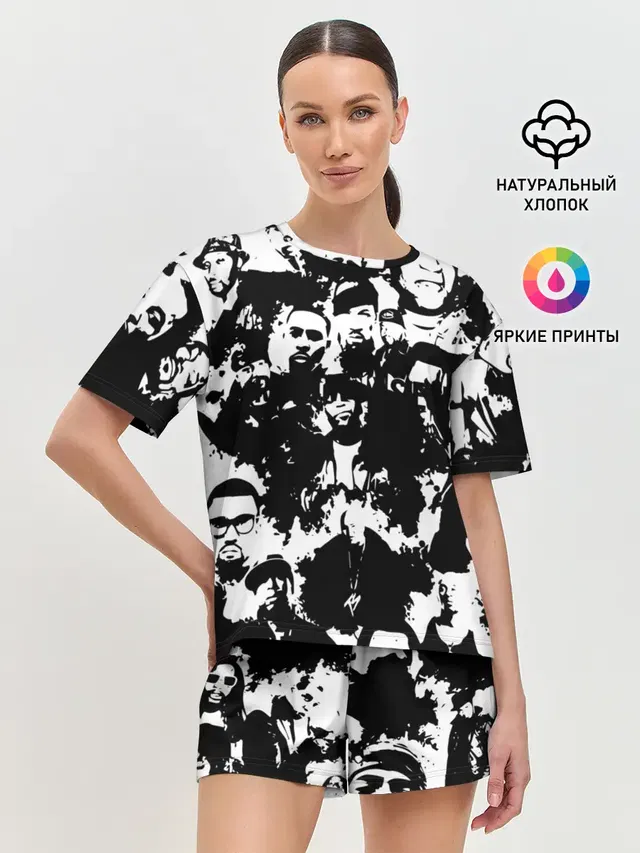 Женская пижама с шортами