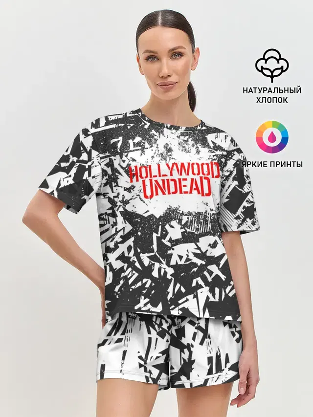 Женская пижама с шортами