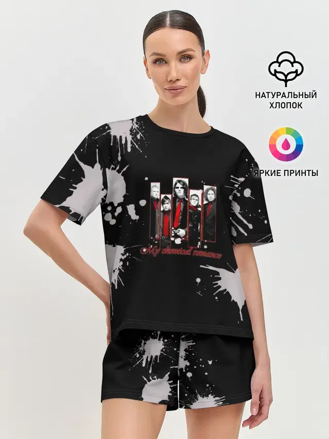 Женская пижама с шортами