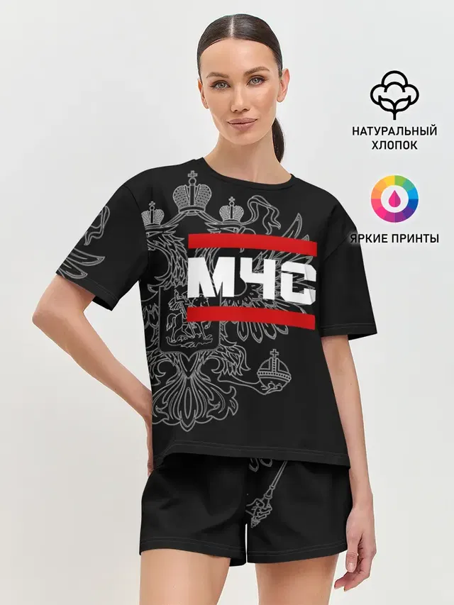 Женская пижама с шортами