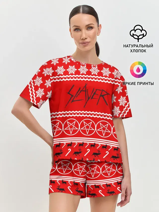 Женская пижама с шортами