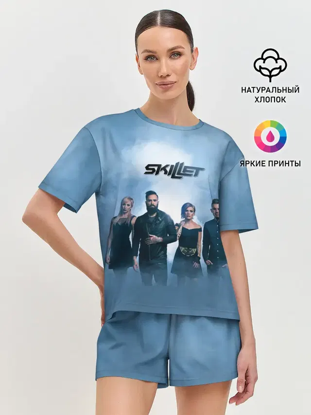 Женская пижама с шортами