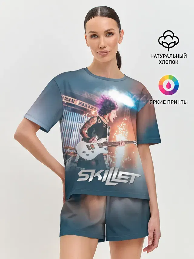 Женская пижама с шортами